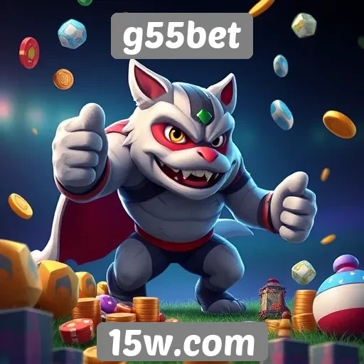 Variedade de jogos disponíveis no g55bet